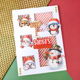 Delightful Christmas Die-Cuts Variety Pack - 8 sheets A5