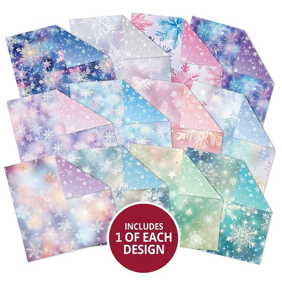 Duo Design Paper Pack - Stunning Snowflakes & Soft Snowfall