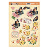 Hunkydory Amongst the Flowers - Butterfly Blossoms Decoupage Topper Sheet