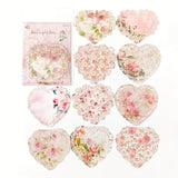 Vintage Paper Heart Shaped Lace Doilies variety pack