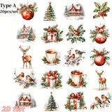 Cozy Christmas Sticker Pack (20 pcs)