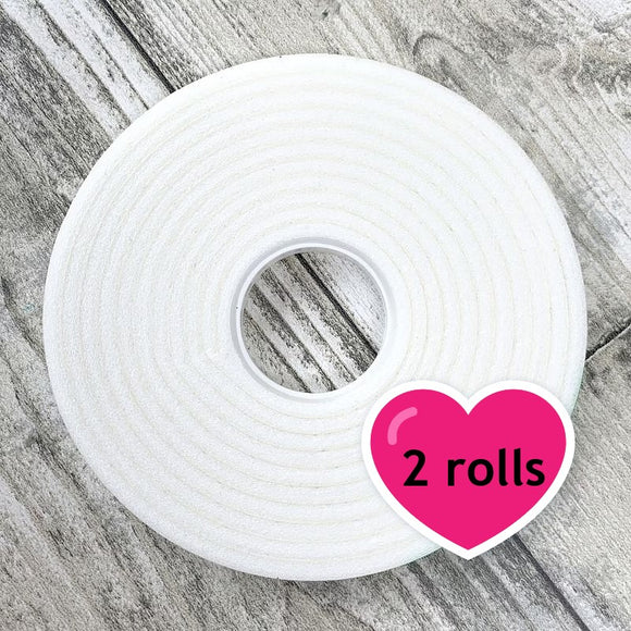 Hunkydory 2 x Foam Rolls (3mm Deep - 5mm Wide x 2 Meter Length)