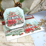 Hunkydory Season's Greetings Deco-Large Set - Driving Home for Christmas