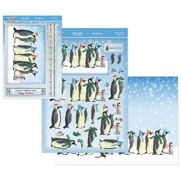 A Very Merry Christmas Deco-Large Set - Penguin Parade