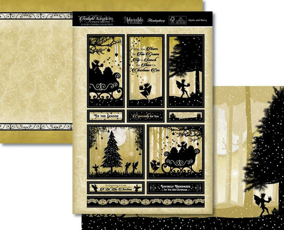 Hunkydory Twilight Kingdom Luxury A4 Topper Set - A Magical Christmas/Mystic and Merry
