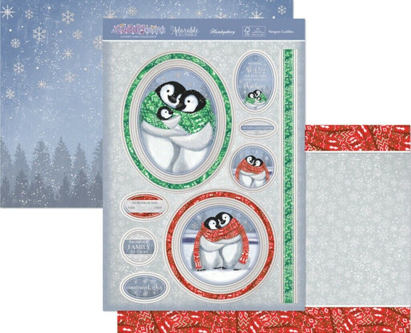 Hunkydory Luxury Card Collection - Cuddly Christmas/Penguin Cuddles