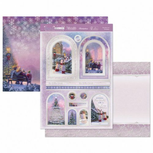 Hunkydory Snow is Falling Luxury A4 Topper Set - The Music of Christmas