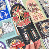 Hunkydory Fancy Front Door DL Card Blanks & Foiled Wreaths Bundle