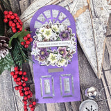 Hunkydory Fancy Front Door DL Card Blanks & Foiled Wreaths Bundle