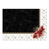 Hunkydory Luxury Foiled Die-Cut Topper, Cardstock, Foiled Acetate Bundle - Poinsettia Sparkle