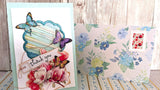 Find It Trading Berries Beauties Push Out Sheet - Floral Elegance/Magnolia Dreams