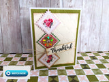 Find It Trading Berries Beauties Push Out Sheet - Floral Elegance/Postage Stamps