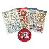 Hunkydory Fancy Front Door DL Card Blanks & Foiled Wreaths Bundle