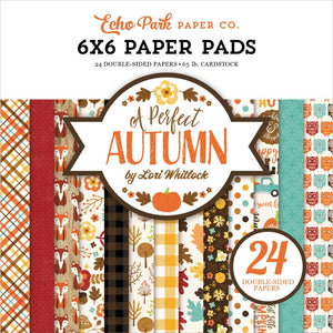 Echo Park Double-Sided Paper Pad 6"X6" 24/Pkg - A Perfect Autumn