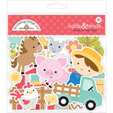 Doodlebug Odds & Ends Die-Cuts 90/Pkg - Down On The Farm