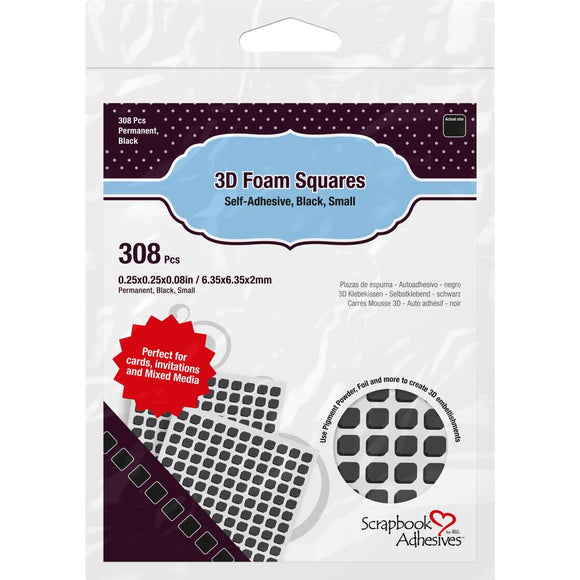Scrapbook Adhesives 3D Self-Adhesive Foam Squares 308/Pkg