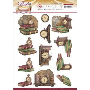 Find It Trading Yvonne Creations Punchout Sheet - Clocks, Good Old Days