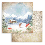 Stamperia Double-Sided Paper Pad 6"x6" 10/Pkg - Home For The Holidays