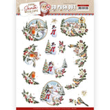 Find It Trading Amy Design Punchout Sheet - Snowman, From Santa W/ Love