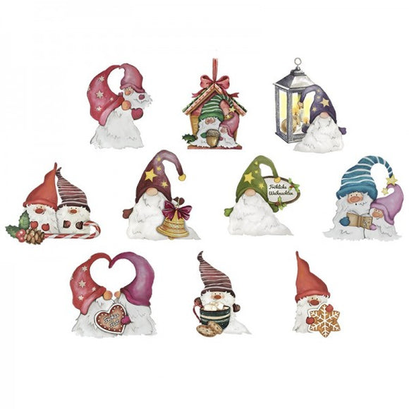 Easy 3D Die Cut Toppers - Gnomes