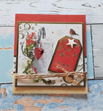 Hunkydory Luxury Topper Collection - Little Red Robin