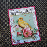 Easy 3D-Toppers Budgies & Birds