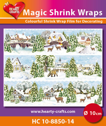 Magic Shrink Wraps -  Winter Village (⌀ 10 cm)