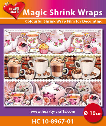 Magic Shrink Wraps - Coffee and Tea (⌀ 10 cm)
