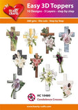 Easy 3D-Toppers - Condolence Crosses