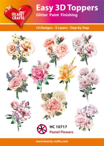 Easy 3D Die-Cut Topper - Pastel Flowers