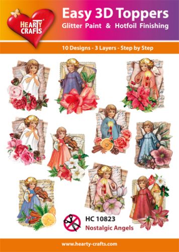Easy 3D Die-Cut Toppers Nostalgic Angels
