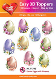 Easy 3D Die-Cut Topper - Easter Eggs with Flowers