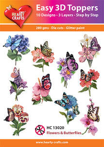 Easy 3D Die-Cut Topper - Flowers & Butterflies