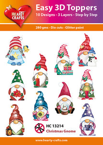 Easy 3D Die-Cut Topper - Christmas Gnomes