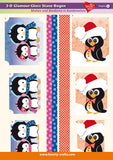 Christmas Penguins 3D Die-Cut Value Pack 1
