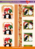 Christmas Penguins 3D Die-Cut Value Pack 1
