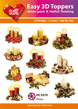 Easy 3D Die-Cut Toppers - Christmas Candles