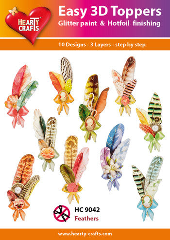 Easy 3D Die-Cut Toppers - Feathers