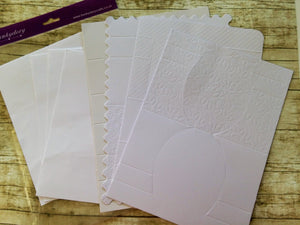 Hunkydory Luxury Shaped Cards W/Envelopes A5 4/Pkg