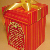 Double Embossed Transparent Stickers - Christmas Verses 3