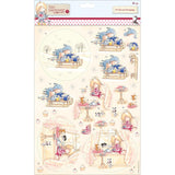 Tilly Daydream Sledge A4 Decoupage Pack 2/Sheets