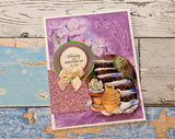 Find It Trading Jeanine's Art Punchout Sheet - Stairs, Winter Charme