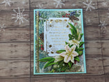 Double Embossed Transparent Stickers - Christmas Verses 2