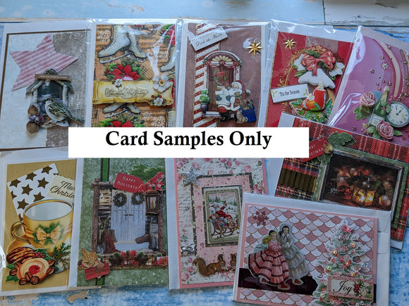10 Handmade Christmas Cards - Variety Value Pack