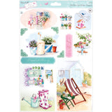 Lucy Cromwell Collection - Die-Cut Glitter Topper - Garden