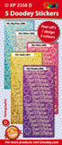 Doodey Peel-Off Deco Sticker Set - Best Wishes - Pastels