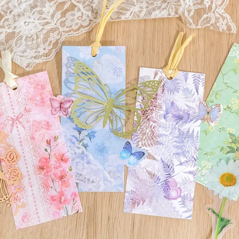 36 Sheets of Vintage Flower & Butterfly Papers – European Papercrafts